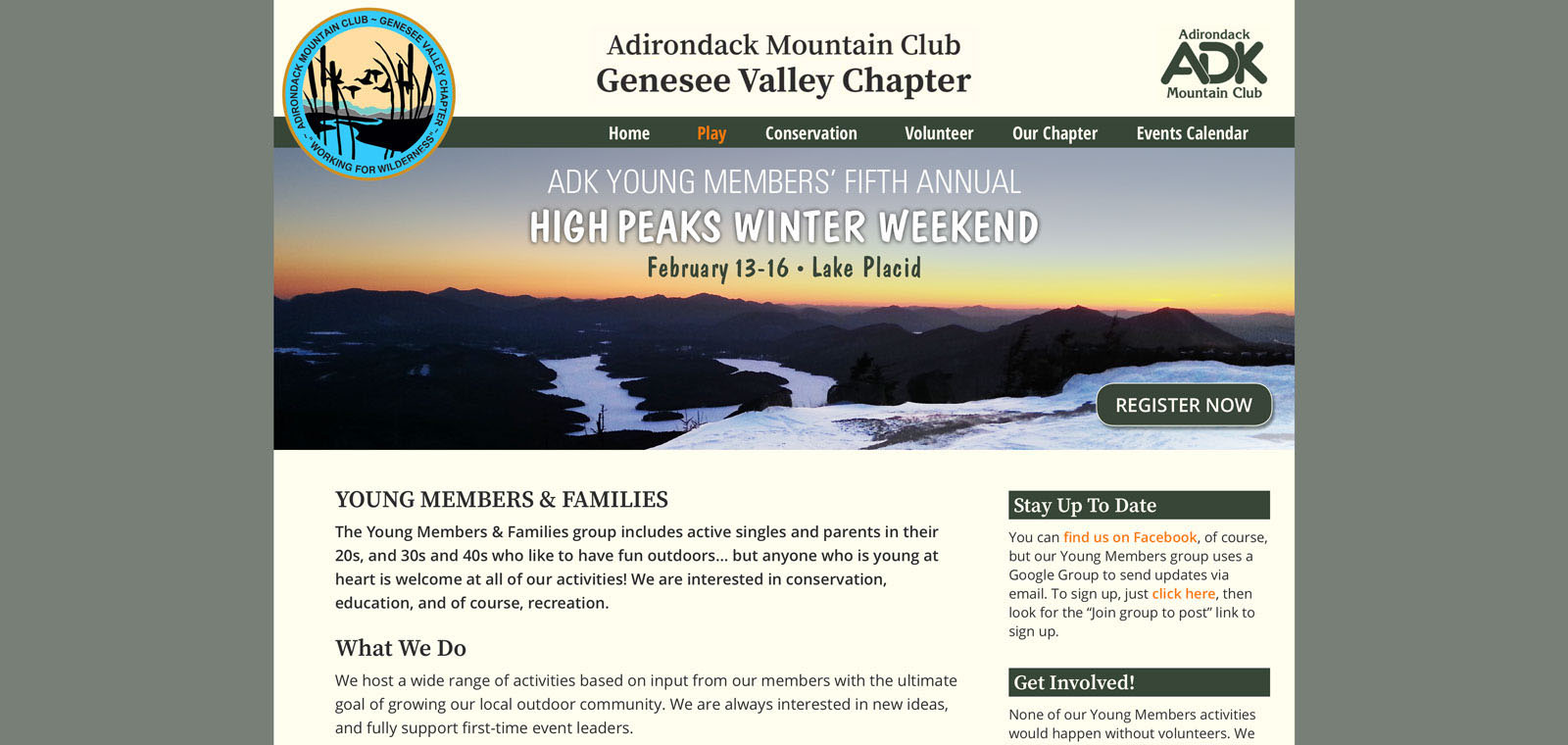 Winter Weekend Hero Box